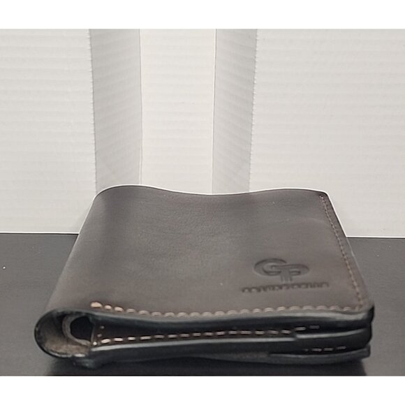 Grande Pelle HANDMADE in UKRAINE Leather Wallet Bi-Fold coin pocket magnetic - Picture 6 of 9